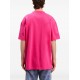 Tricou PALM ANGELS, Neck Logo Insert, Pink - PMAA001S25JER0023240