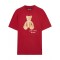 Tricou PALM ANGELS, Bear In Mind, Logo Print, Red