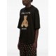 Tricou PALM ANGELS, Bear In Mind, Oversized, Black - PMAA002F24JER0131060