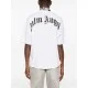 Tricou PALM ANGELS, Curved Front Logo, White - PMAA002S25JER0010310 Tricou PALM ANGELS, Curved Front Logo, White - PMAA002S25JER0010310