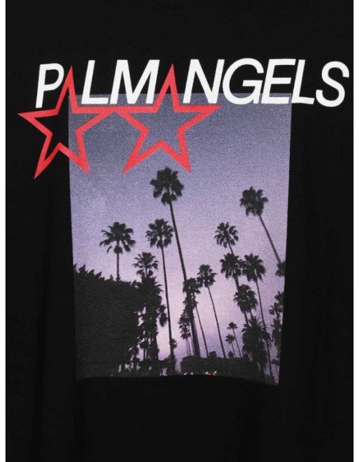 Tricou PALM ANGELS, Stars, Oversized - PMAA041F21JER0021001
