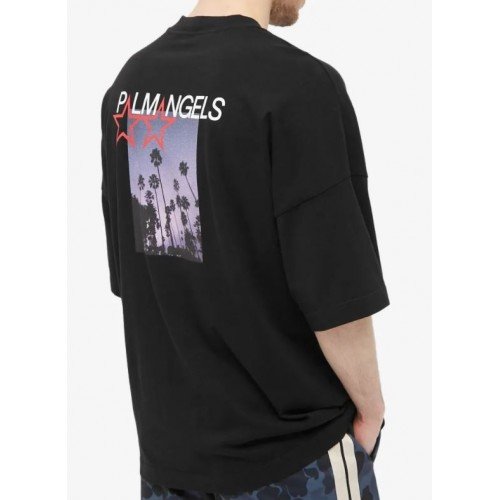 Tricou PALM ANGELS, Stars, Oversized