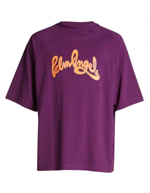 Tricou PALM ANGELS, Seasonal Logo, Purple - PMAA068F21JER0013720
