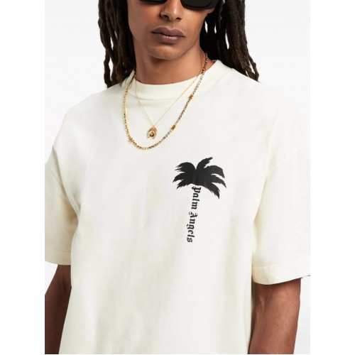 Tricou PALM ANGELS, Tree Print, Alb Tricou PALM ANGELS, Tree Print, Alb