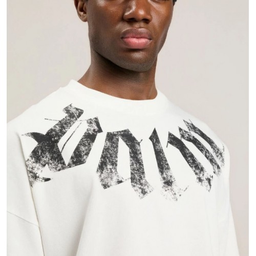 Tricou PALM ANGELS, Big Neck Logo Loose T-Shirt
