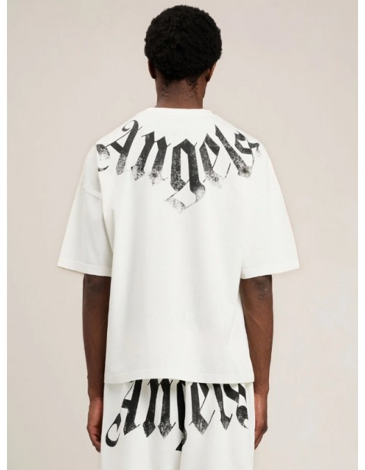 Tricou PALM ANGELS, Big Neck Logo Loose T-Shirt