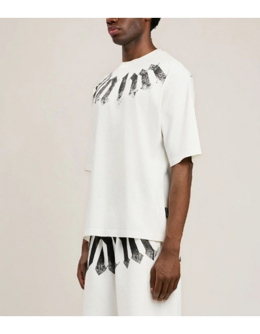 Tricou PALM ANGELS, Big Neck Logo Loose T-Shirt