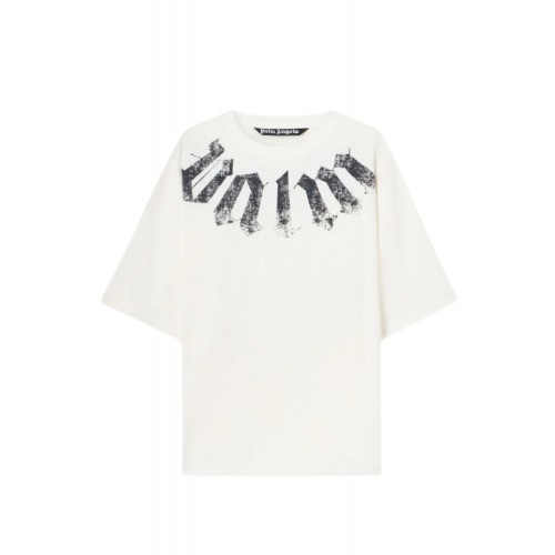 Tricou PALM ANGELS, Big Neck Logo Loose T-Shirt