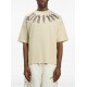 Tricou PALM ANGELS, logo oversized T-shirt, Beige - PMAA10DS26JER0026160