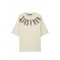 Tricou PALM ANGELS, logo oversized T-shirt, Beige