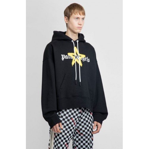 Hanorac PALM ANGELS, Print Star, Black