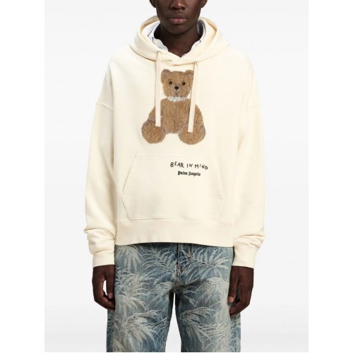 Hanorac PALM ANGELS, Bear In Mind, Print, White Hanorac PALM ANGELS, Bear In Mind, Print, White