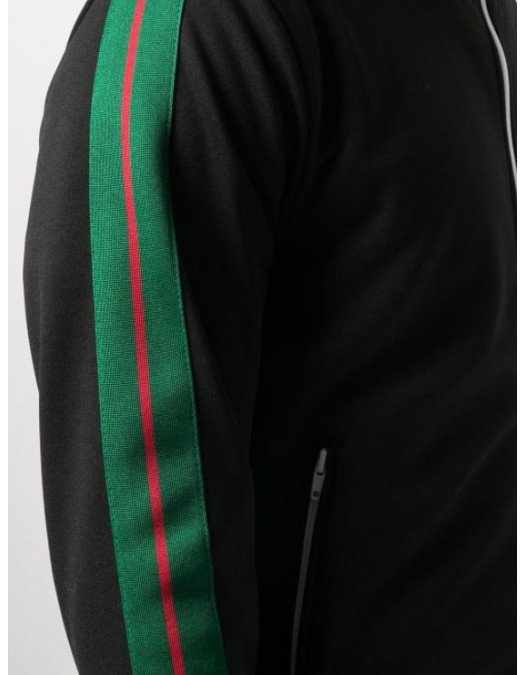 Jacheta Palm Angels, College Track Jacket, Black - PMBD001R21FAB0031001
