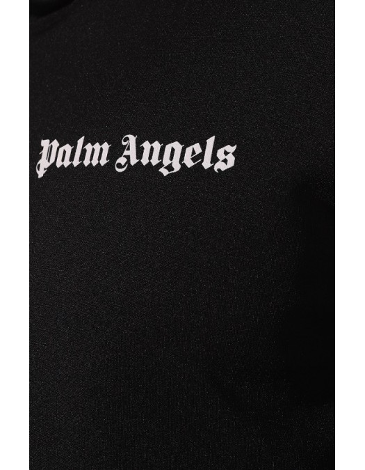 Jacheta PALM ANGELS, Tape Alb, Cu gluga - PMBD025C99FAB0021001