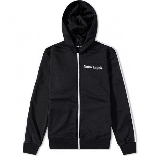 Jacheta PALM ANGELS, Tape Alb, Cu gluga