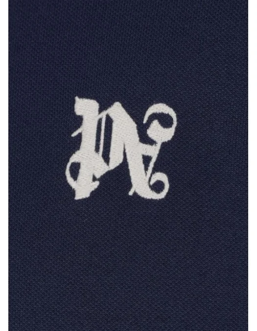 Jacheta PALM ANGELS, Logo Monogram, Bleumarin - PMBD058E23FAB0014603 Jacheta PALM ANGELS, Logo Monogram, Bleumarin - PMBD058E23FAB0014603