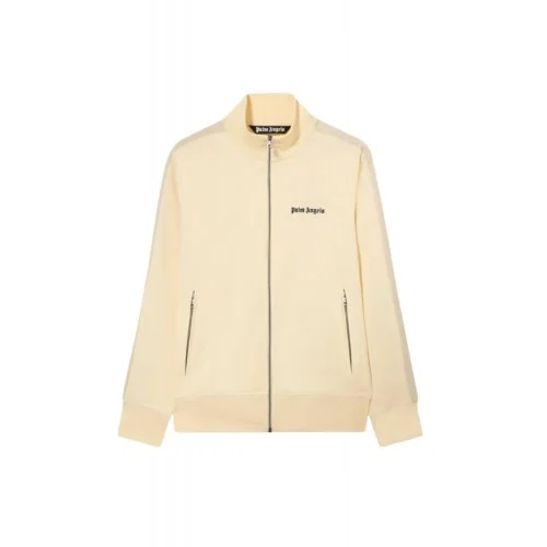 Jacheta PALM ANGELS, Classic Logo Track Jacket, Cream