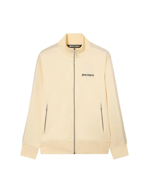 Jacheta PALM ANGELS, Classic Logo Track Jacket, Cream - PMBD058S26FAB0010B10