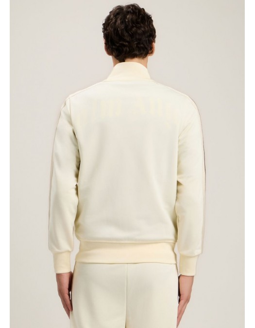 Jacheta PALM ANGELS, Classic Logo Track Jacket, Cream - PMBD058S26FAB0010B10