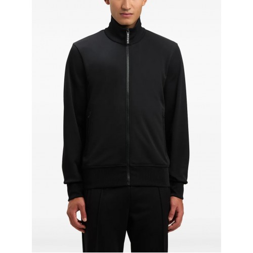 Hanorac PALM ANGELS, Contrast Band Track, Zip, Black Hanorac PALM ANGELS, Contrast Band Track, Zip, Black