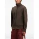 Hanorac PALM ANGELS, Contrast Band Track, Zip, Dark Brown - PMBD089S25FAB0011303 Hanorac PALM ANGELS, Contrast Band Track, Zip, Dark Brown - PMBD089S25FAB0011303