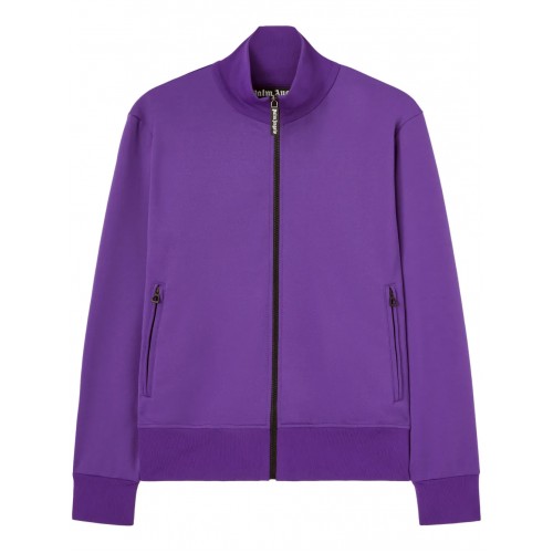 Hanorac PALM ANGELS, Contrast Band Track, Zip, Purple Hanorac PALM ANGELS, Contrast Band Track, Zip, Purple