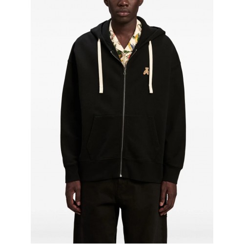 Hanorac PALM ANGELS, Bear In Mind, Zip Insert, Black Hanorac PALM ANGELS, Bear In Mind, Zip Insert, Black