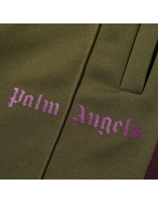 Pantaloni Palm Angels, Kaki, Logo Frontal - PMCA007R21FAB0035637