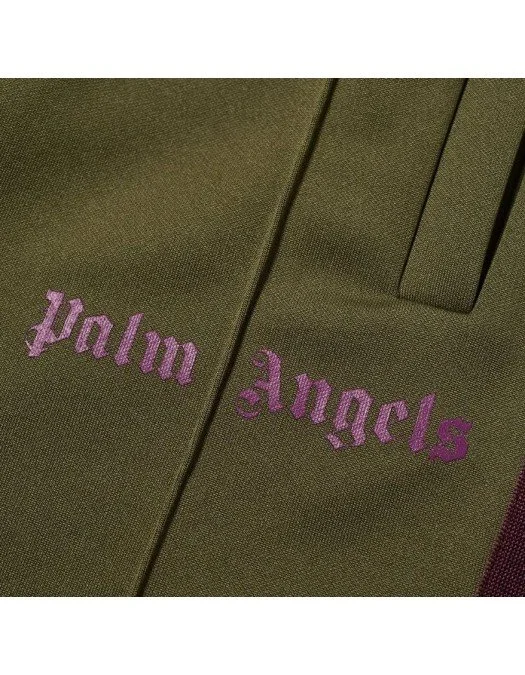 Pantaloni Palm Angels, Kaki, Logo Frontal - PMCA007R21FAB0035637