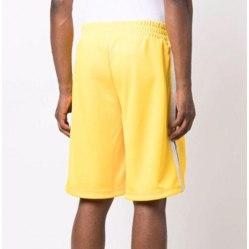 Pantaloni scurti PALM ANGELS, CCLASSIC TRACK SHORTS YELLOW 