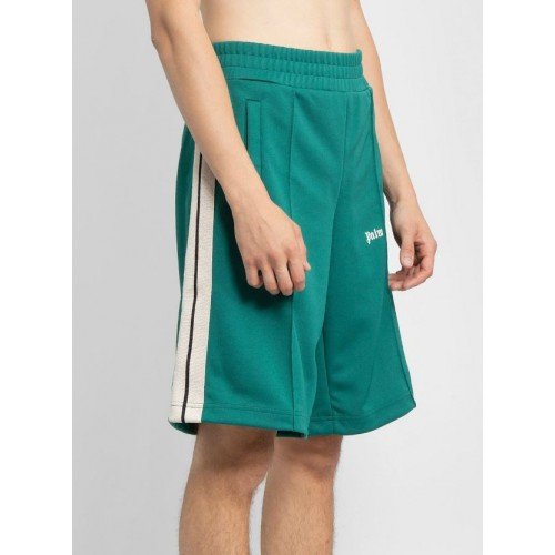 Pantaloni scurti  PALM ANGELS, Insertie logo, Verde