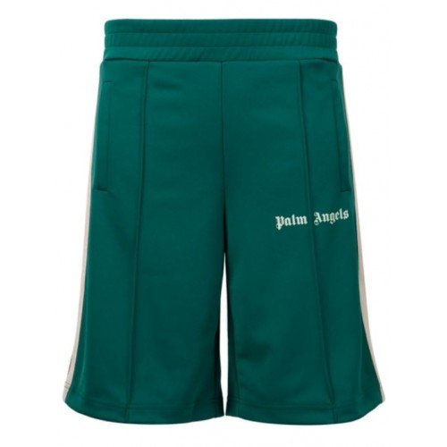 Pantaloni scurti  PALM ANGELS, Insertie logo, Verde