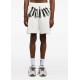 Pantaloni scurti PALM ANGELS, Big Waist Logo Sweatshorts, Alb - PMCI02CS26FLE0010310