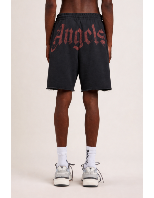 Bermude PALM ANGELS, logo atasat, Grey - PMCI02CS26FLE0011028