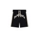 Pantaloni scurti PALM ANGELS, curved logo track shorts, Black - PMCI02DS26FLE0011003