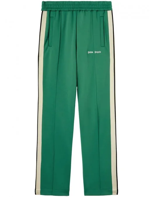 PANTALONI PALM ANGELS, Classic, Emerald Green - PMCJ020S25FAB0015703 PANTALONI PALM ANGELS, Classic, Emerald Green - PMCJ020S25FAB0015703