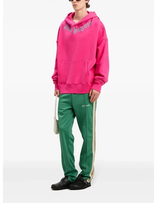 PANTALONI PALM ANGELS, Classic, Emerald Green - PMCJ020S25FAB0015703 PANTALONI PALM ANGELS, Classic, Emerald Green - PMCJ020S25FAB0015703
