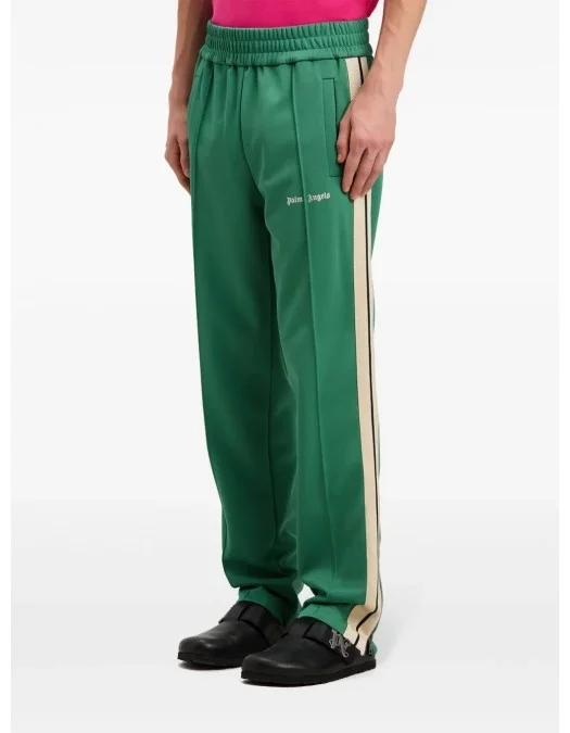 PANTALONI PALM ANGELS, Classic, Emerald Green - PMCJ020S25FAB0015703 PANTALONI PALM ANGELS, Classic, Emerald Green - PMCJ020S25FAB0015703