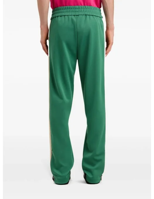 PANTALONI PALM ANGELS, Classic, Emerald Green - PMCJ020S25FAB0015703 PANTALONI PALM ANGELS, Classic, Emerald Green - PMCJ020S25FAB0015703