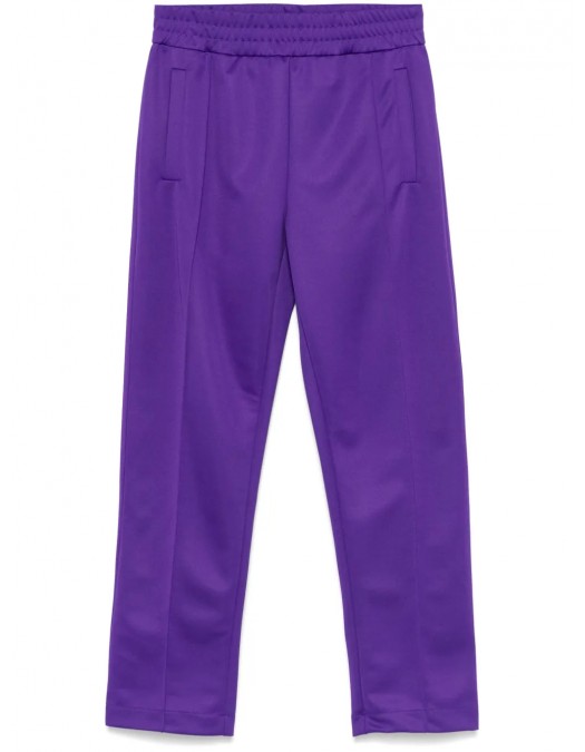 PANTALONI PALM ANGELS, Curved-logo track pants, Purple - PMCJ048S25FAB0013703