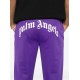 PANTALONI PALM ANGELS, Curved-logo track pants, Purple - PMCJ048S25FAB0013703