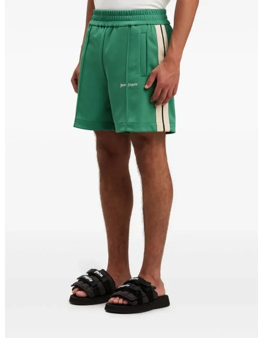 BERMUDE PALM ANGELS, Littler Logo, Forest Green - PMCL004S25FAB0015703 BERMUDE PALM ANGELS, Littler Logo, Forest Green - PMCL004S25FAB0015703