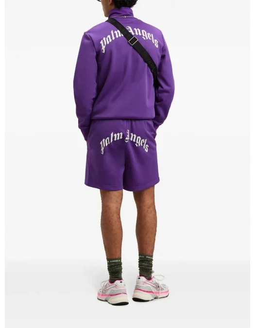 BERMUDE PALM ANGELS, Bold Back Logo, Purple - PMCL008S25FAB0013703 BERMUDE PALM ANGELS, Bold Back Logo, Purple - PMCL008S25FAB0013703