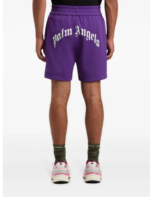 BERMUDE PALM ANGELS, Bold Back Logo, Purple - PMCL008S25FAB0013703 BERMUDE PALM ANGELS, Bold Back Logo, Purple - PMCL008S25FAB0013703