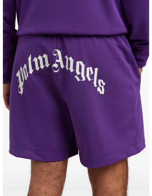BERMUDE PALM ANGELS, Bold Back Logo, Purple - PMCL008S25FAB0013703 BERMUDE PALM ANGELS, Bold Back Logo, Purple - PMCL008S25FAB0013703