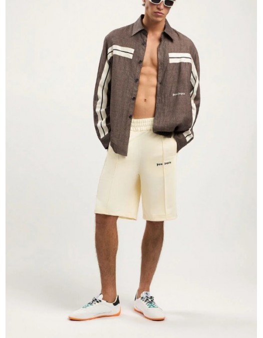 Bermude PALM ANGELS, Classic Logo Track Shorts - PMCL009S26FAB0010B10