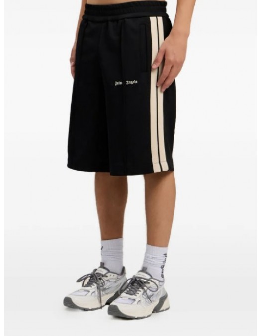 BERMUDE PALM ANGELS, logo-embroidered track shorts - PMCL009S26FAB0011003