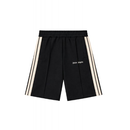 BERMUDE PALM ANGELS, logo-embroidered track shorts