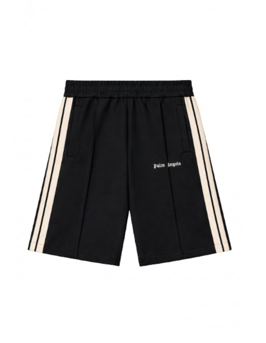 BERMUDE PALM ANGELS, logo-embroidered track shorts - PMCL009S26FAB0011003