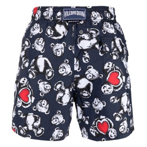 Short PALM ANGELS x VILEBREQUIN, Bear Heart Print 